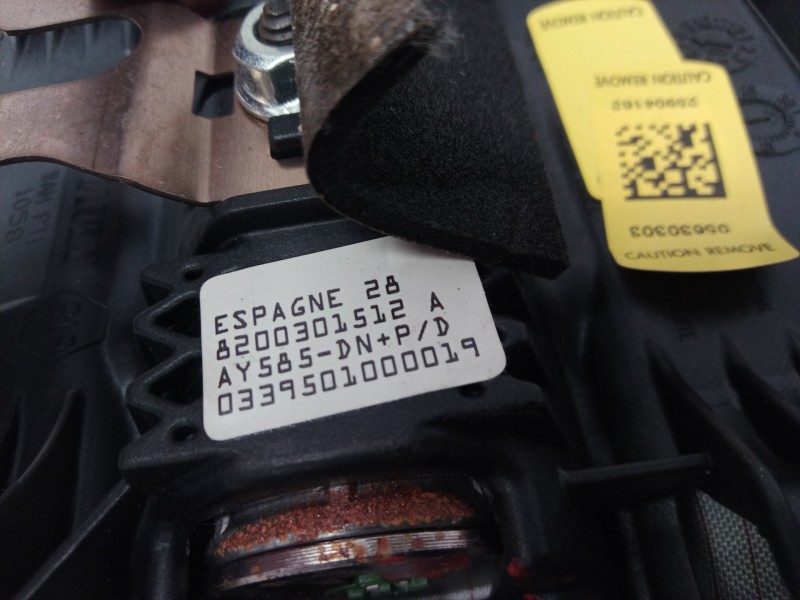 Recambio de airbag volante para renault megane ii berlina 3p pack authentique referencia OEM IAM 8200301512 8200301512 820030151