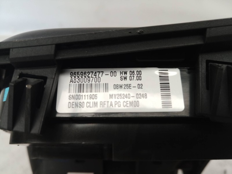 Recambio de mando climatizador para citroën c4 grand picasso exclusive plus referencia OEM IAM  9659627477 A83009700