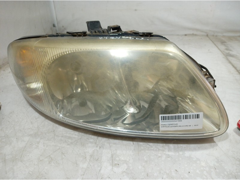 Recambio de faro derecho para chrysler voyager (rg) 2.5 crd se referencia OEM IAM 04857702AB 04857702AB 04857702