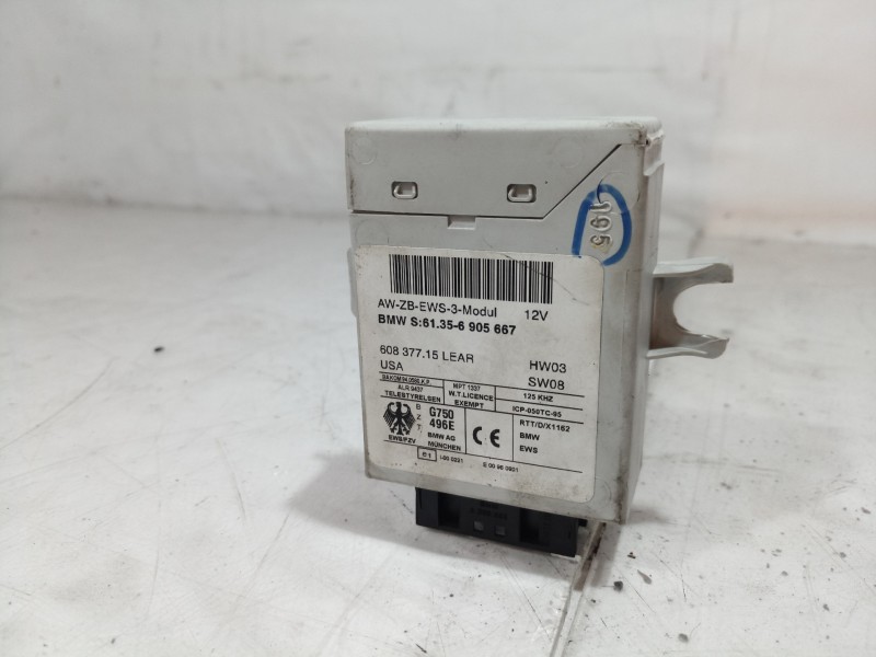 Recambio de centralita inmovilizador para bmw serie 5 berlina (e39) 530d referencia OEM IAM E00960801 E00960801 E00960801