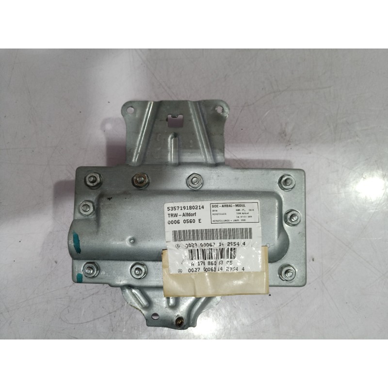 Recambio de airbag lateral delantero izquierdo para mercedes-benz clase clk (w208) coupe referencia OEM IAM A1708600305 A1708600