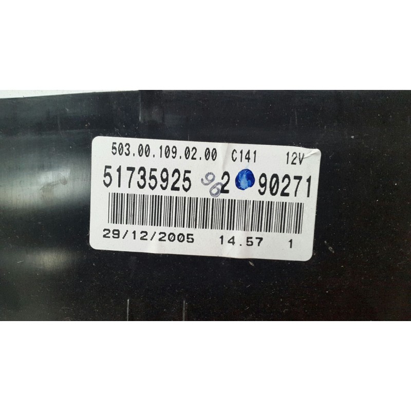 Recambio de cuadro instrumentos para fiat croma (194) 1.9 8v multijet strip referencia OEM IAM 0051735925 51735925 503001090200