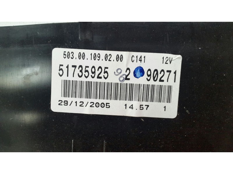 Recambio de cuadro instrumentos para fiat croma (194) 1.9 8v multijet strip referencia OEM IAM 0051735925 51735925 503001090200