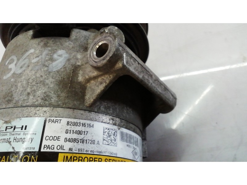 Recambio de compresor aire acondicionado para renault scenic ii authentique referencia OEM IAM 01140017 01140017 8200316164