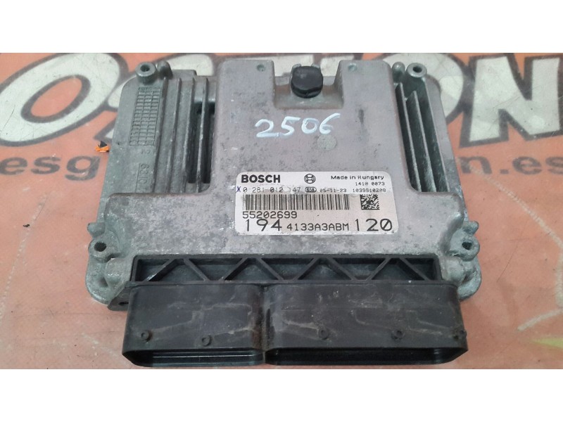 Recambio de centralita motor uce para fiat croma (194) 1.9 8v multijet strip referencia OEM IAM 0281012147  