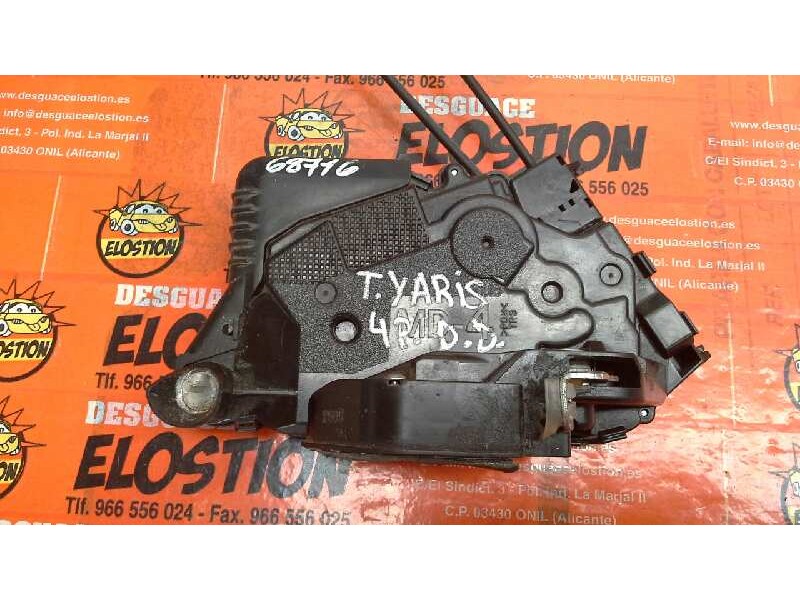 Recambio de cerradura puerta delantera derecha para toyota yaris (ksp9/scp9/nlp9) básico referencia OEM IAM   