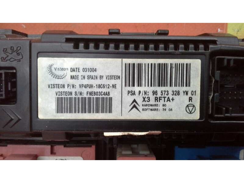 Recambio de mando climatizador para citroën c5 berlina attraction referencia OEM IAM 96573328YW01 96573328YW01 96573328YW01