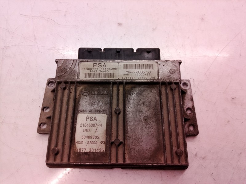 Recambio de centralita motor uce para peugeot 206 berlina e-music referencia OEM IAM 963770618005 963770618005 9643134680 Recambio de centralita motor uce para peugeot 206 berlina e-music referencia OEM IAM 963770618005 963770618005 9643134680