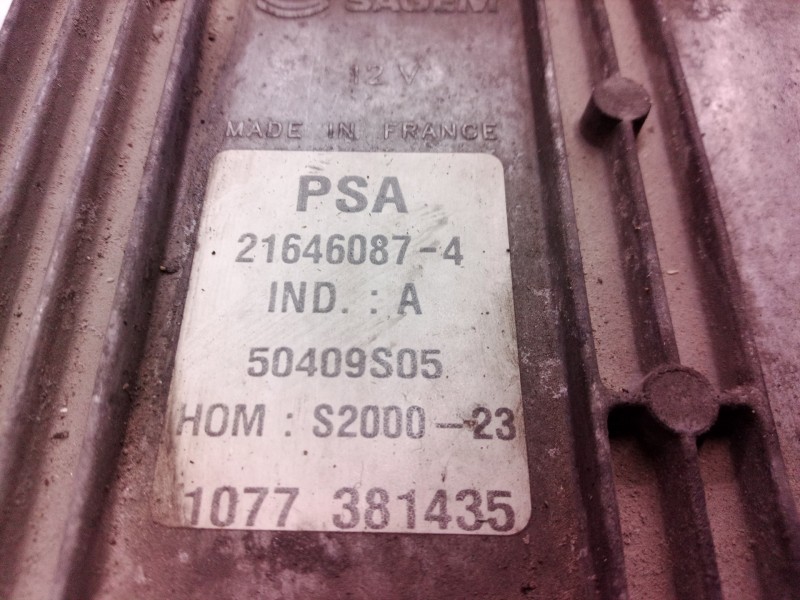 Recambio de centralita motor uce para peugeot 206 berlina e-music referencia OEM IAM 963770618005 963770618005 9643134680 Recambio de centralita motor uce para peugeot 206 berlina e-music referencia OEM IAM 963770618005 963770618005 9643134680