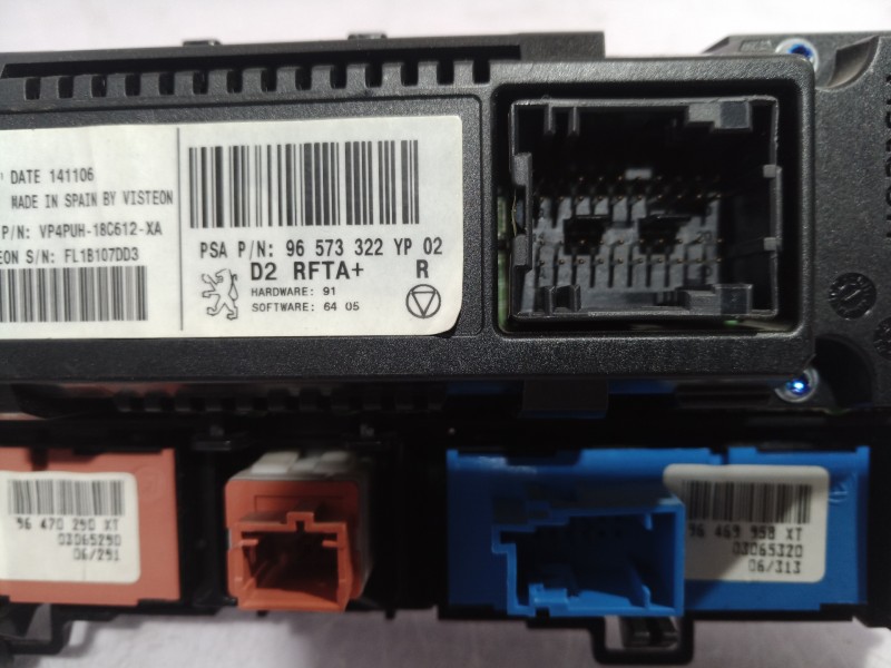 Recambio de mando climatizador para peugeot 407 st confort referencia OEM IAM 96573322 96573322 96573322