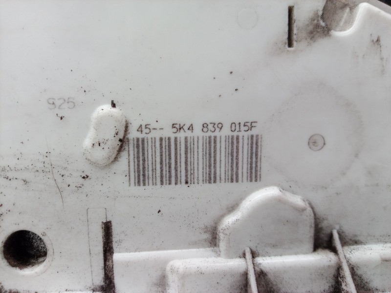 Recambio de cerradura puerta trasera izquierda para volkswagen polo (6r1) advance referencia OEM IAM 5K4839015F 5K4839015F 5K483