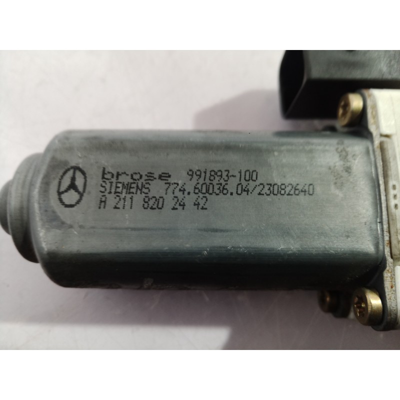 Recambio de motor elevalunas trasero izquierdo para mercedes-benz clase e (w211) berlina 2.2 cdi cat referencia OEM IAM 99189310