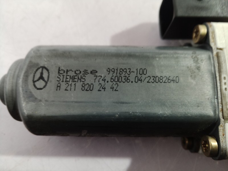Recambio de motor elevalunas trasero izquierdo para mercedes-benz clase e (w211) berlina 2.2 cdi cat referencia OEM IAM 99189310