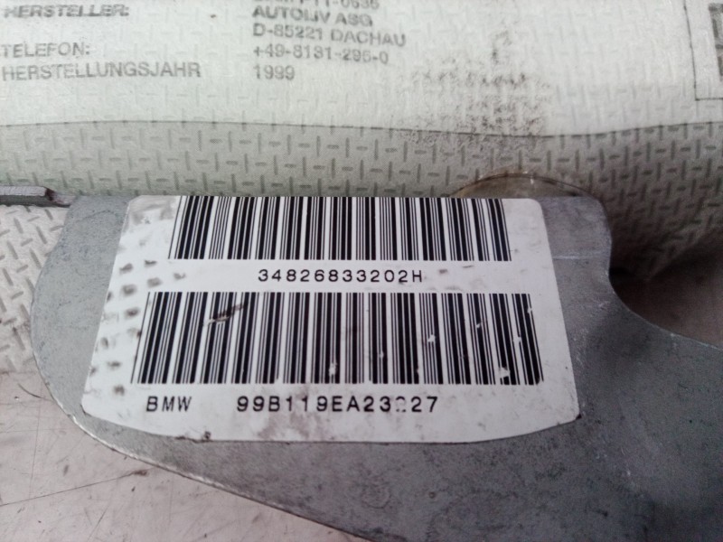 Recambio de airbag delantero derecho para bmw serie 5 berlina (e39) 530d referencia OEM IAM 34826833202H 34826833202H 3482683320