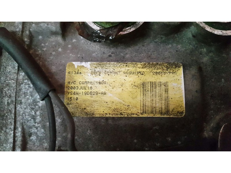 Recambio de compresor aire acondicionado para mazda 2 berlina (dy) referencia OEM IAM YS4H19D629AB YS4H19D629AB YS4H19D629