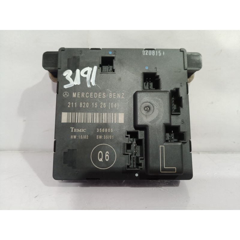 Recambio de modulo electronico para mercedes-benz clase e (w211) berlina 2.2 cdi cat referencia OEM IAM 2118201526 2118201526 21