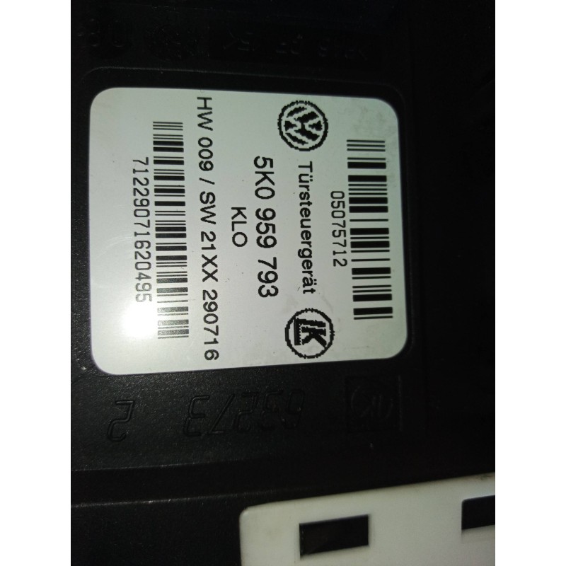 Recambio de elevalunas delantero izquierdo para volkswagen caddy ocio maxi outdoor bmt referencia OEM IAM 5K0959793 2K5959701 5K