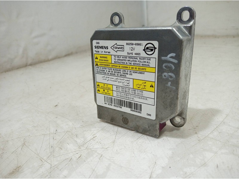 Recambio de centralita airbag para ssangyong kyron 200 xdi 2wd referencia OEM IAM 8625009061 8625009061 8625009061