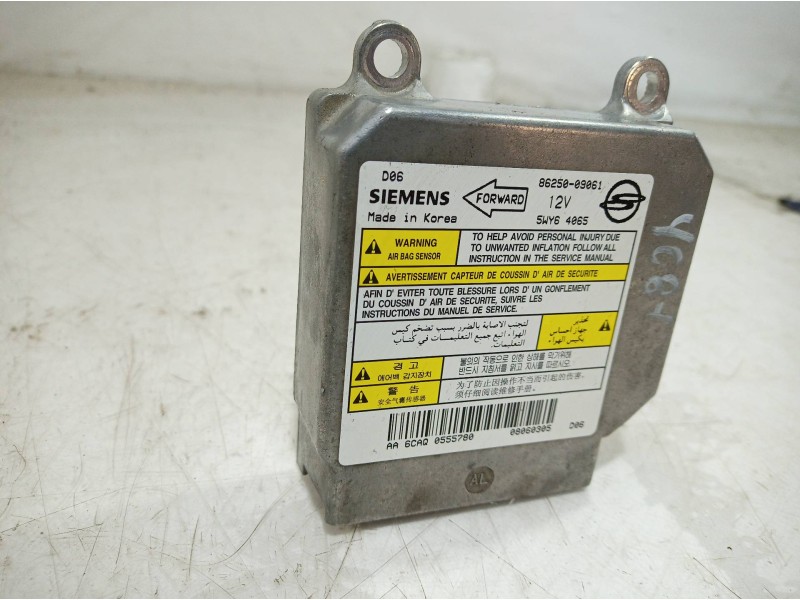 Recambio de centralita airbag para ssangyong kyron 200 xdi 2wd referencia OEM IAM 8625009061 8625009061 8625009061