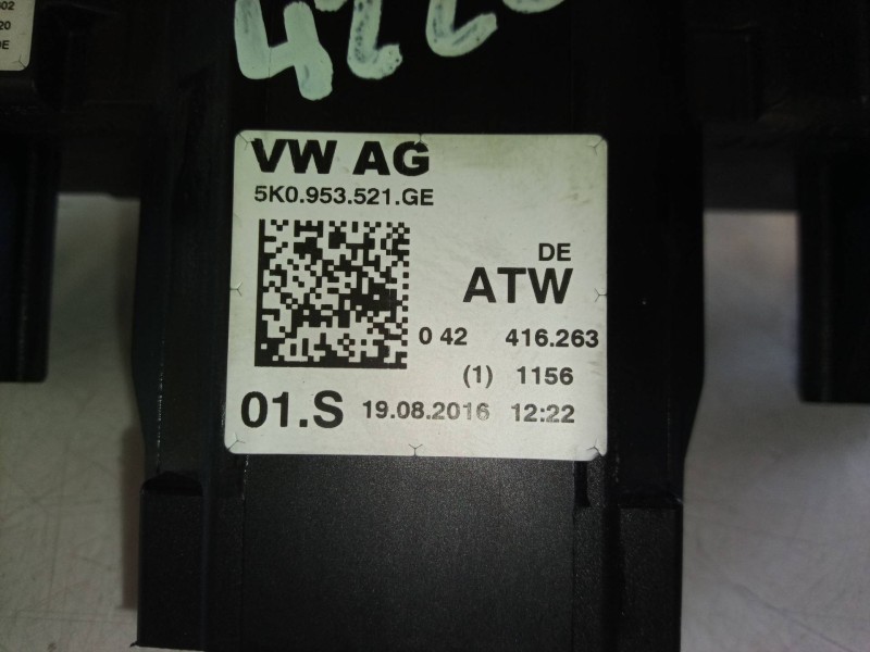 Recambio de mando multifuncion para volkswagen caddy ocio maxi outdoor bmt referencia OEM IAM 5K0953521GE 5K0953521GE 5K0953502K