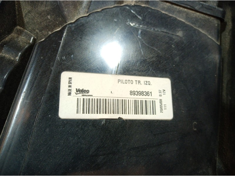 Recambio de piloto trasero izquierdo para renault megane ii berlina 5p referencia OEM IAM 89398361 89398361 89398361