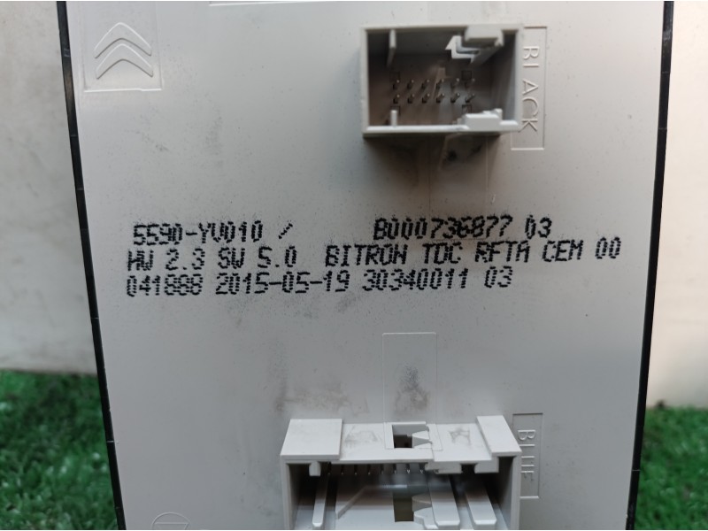 Recambio de mando climatizador para peugeot 108 active referencia OEM IAM 5590YV010 5590YV010 30340011