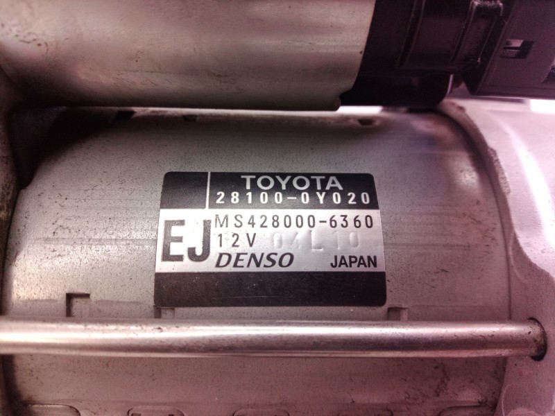 Recambio de motor arranque para toyota yaris active referencia OEM IAM 281000Y020 281000Y020 MS4280006360