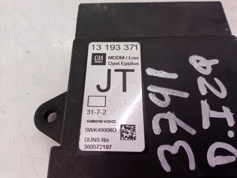 Recambio de centralita cierre para opel vectra c berlina comfort referencia OEM IAM 13193371 13193371 360572197