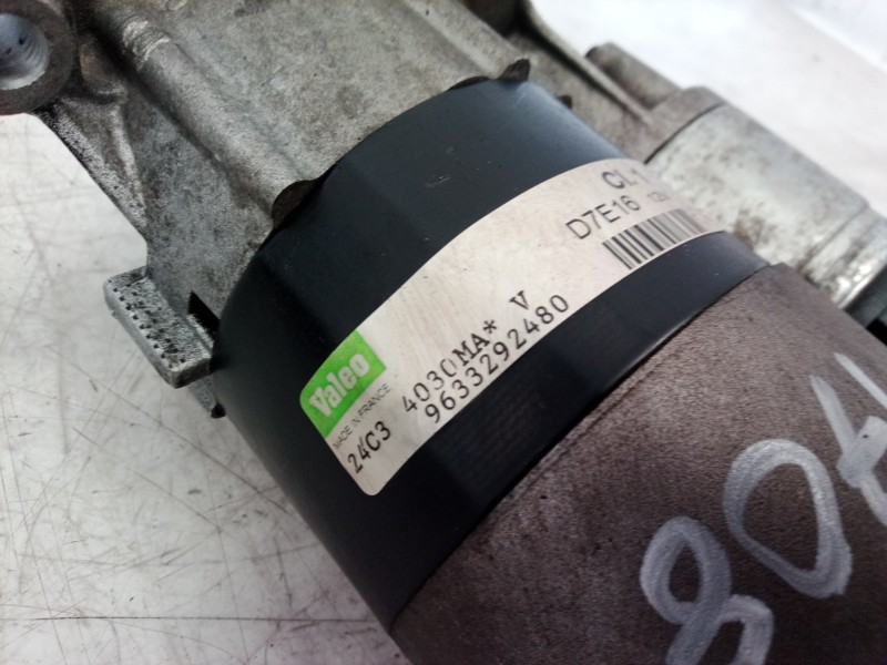 Recambio de motor arranque para citroën c3 pluriel 1.4 exclusive referencia OEM IAM 9633292480 9633292480 9633292480