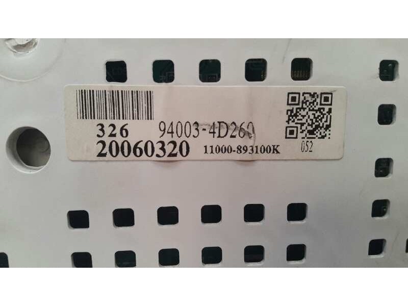 Recambio de cuadro instrumentos para kia carnival 2.9 crdi vgt ex referencia OEM IAM 940034D260 940034D260 940034D260