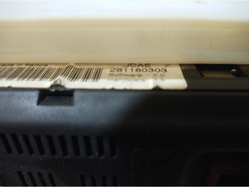 Recambio de mando climatizador para peugeot 307 break/sw (s2) d-sign referencia OEM IAM 281160303 281160303 281160303