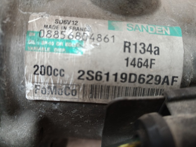 Recambio de compresor aire acondicionado para ford fiesta (cbk) ambiente referencia OEM IAM 2S6119D629AF 2S6119D629AF 2S6119D629