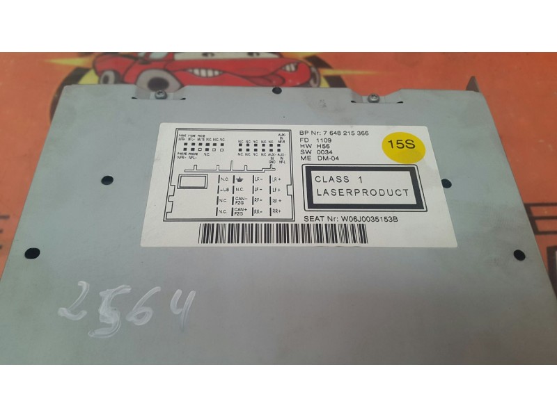 Recambio de sistema audio / radio cd para seat ibiza (6j5) reference referencia OEM IAM 6J1035153H W06J0035153 