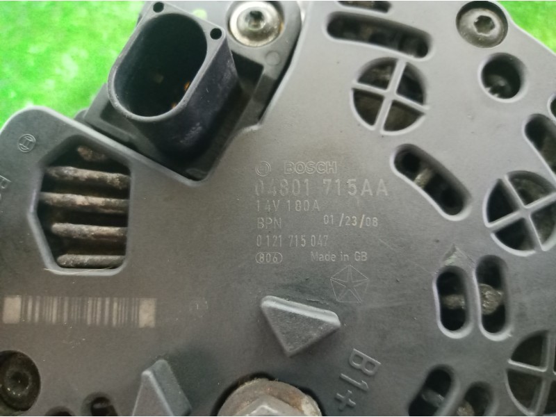 Recambio de alternador para dodge journey sxt referencia OEM IAM 04801715AA 04801715AA 04801715AA