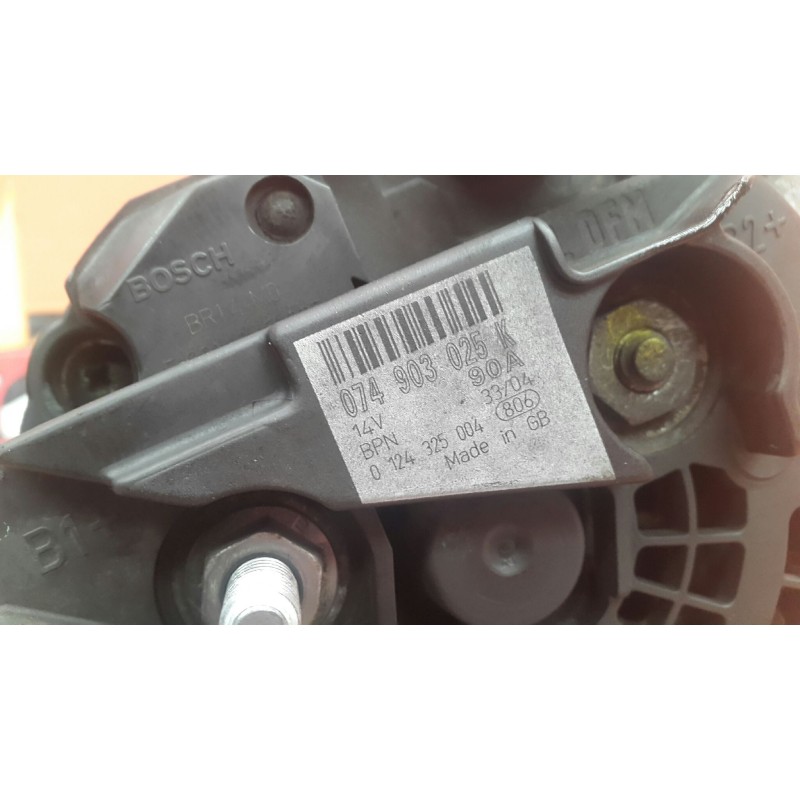 Recambio de alternador para volkswagen lt caja cerrada / combi (mod. 1997) 2.5 tdi referencia OEM IAM  0124325004 