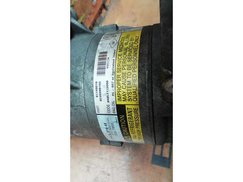 Recambio de compresor aire acondicionado para renault megane ii familiar dynamique referencia OEM IAM 8200309193  