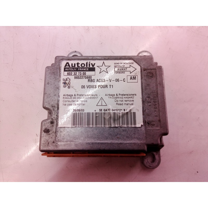 Recambio de centralita airbag para peugeot 206 berlina xs referencia OEM IAM 602327300 602327300 9652275980