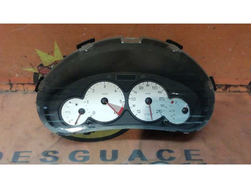 Recambio de cuadro instrumentos para peugeot 206 berlina xs referencia OEM IAM 9655976280  