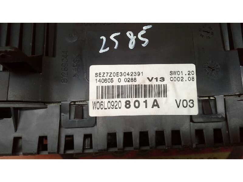 Recambio de cuadro instrumentos para seat ibiza (6l1) reference referencia OEM IAM 6L0920801A 6L0920801A 6L0920801A