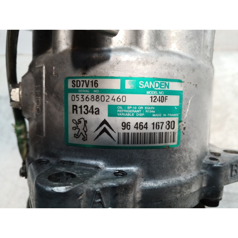 Recambio de compresor aire acondicionado para citroën xsara berlina 1.6 16v tonic referencia OEM IAM 9646416780 9646416780 96464