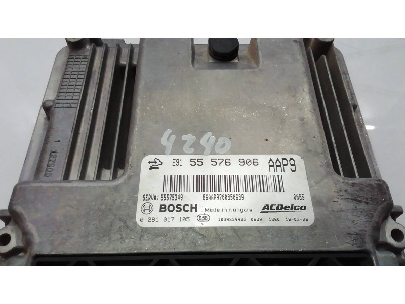 Recambio de centralita motor uce para opel insignia berlina cosmo referencia OEM IAM 55576906 55576906 55575349