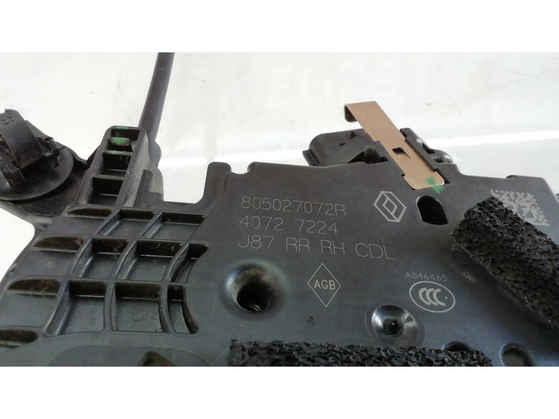 Recambio de cerradura puerta trasera derecha para opel insignia berlina cosmo referencia OEM IAM 805027072R 805027072 805027072