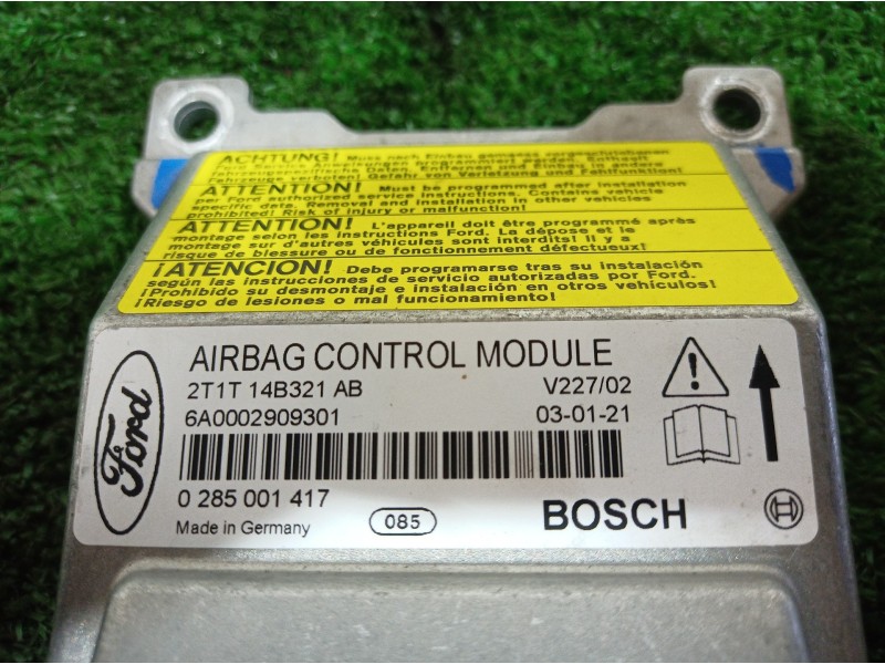 Recambio de centralita airbag para ford transit connect (tc7) furgón (2006) referencia OEM IAM 2T1T14B321AB 2T1T14B321AB 0285001