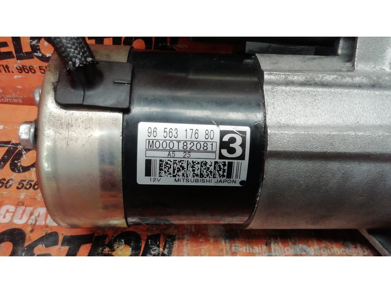 Recambio de motor arranque para peugeot 407 st confort pack referencia OEM IAM 9656317680 9656317680 M000T82081