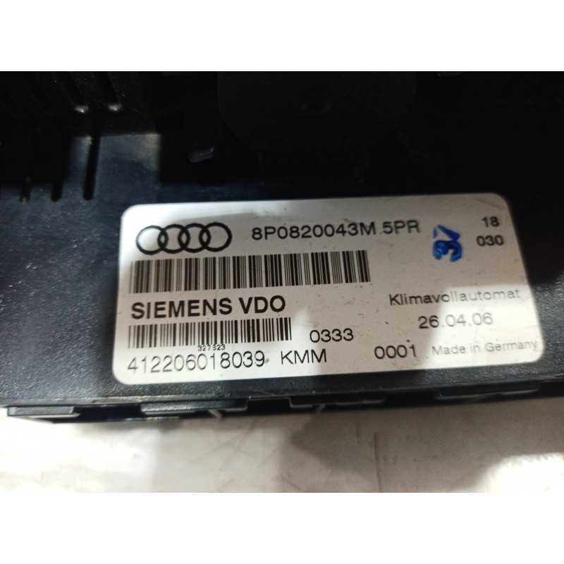 Recambio de mando climatizador para audi a3 (8p) 1.6 fsi ambiente referencia OEM IAM 8P0820043M 8P0820043M 8P0820043
