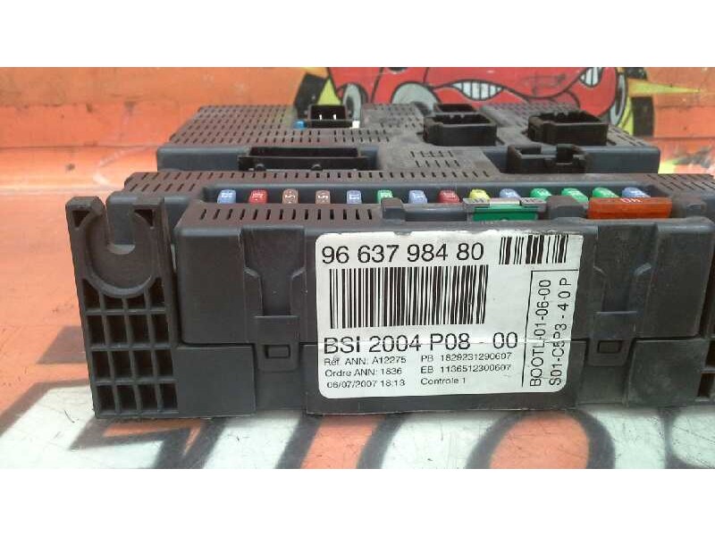 Recambio de caja reles / fusibles para citroën c5 berlina attraction referencia OEM IAM 9663798480 9663798480 9663798480