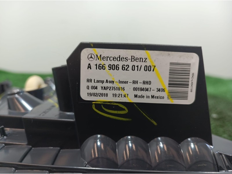 Recambio de piloto trasero derecho interior para mercedes-benz clase gle (w166) referencia OEM IAM A1669066201 A1669066201 A1669