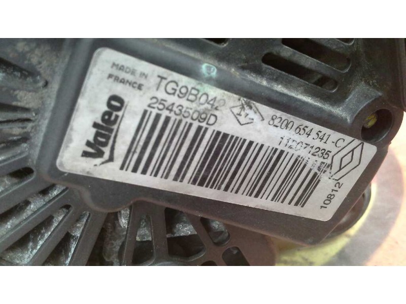 Recambio de alternador para renault clio iii exception referencia OEM IAM   