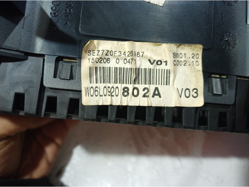 Recambio de cuadro instrumentos para seat ibiza (6l1) sport rider referencia OEM IAM W06L0920 W06L0920 W06L0920