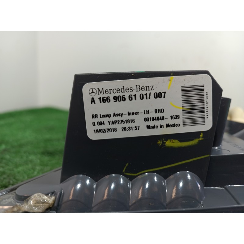 Recambio de piloto trasero izquierdo interior para mercedes-benz clase gle (w166) referencia OEM IAM A1669066101 A1669066101 A16